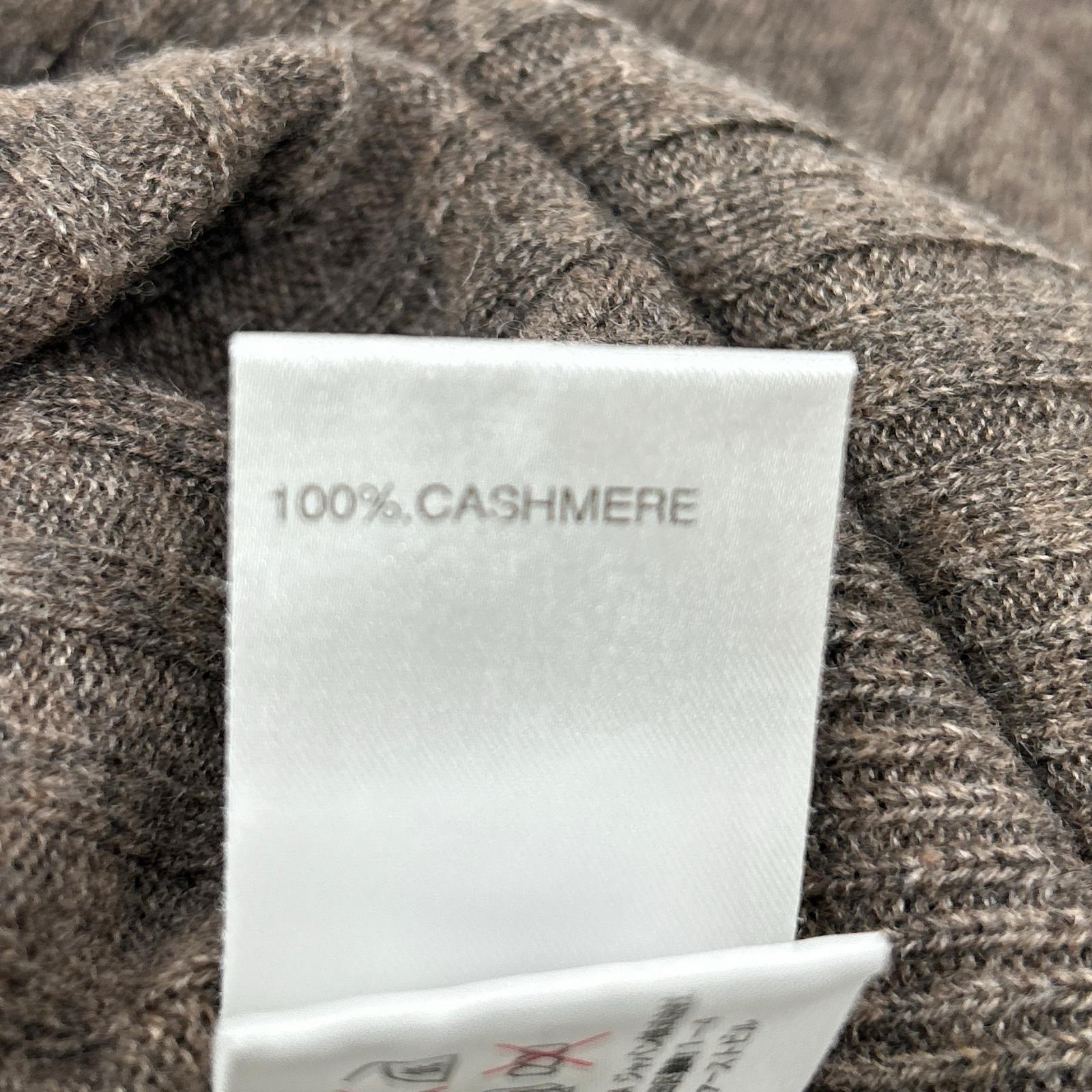 Chloe クロエ ブラウン カシミヤ タートルネック ニット トップス