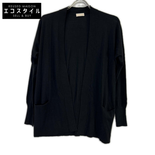 Cruciani クルチアーニ ブラック カシミヤ×シルク カーディガン トップス