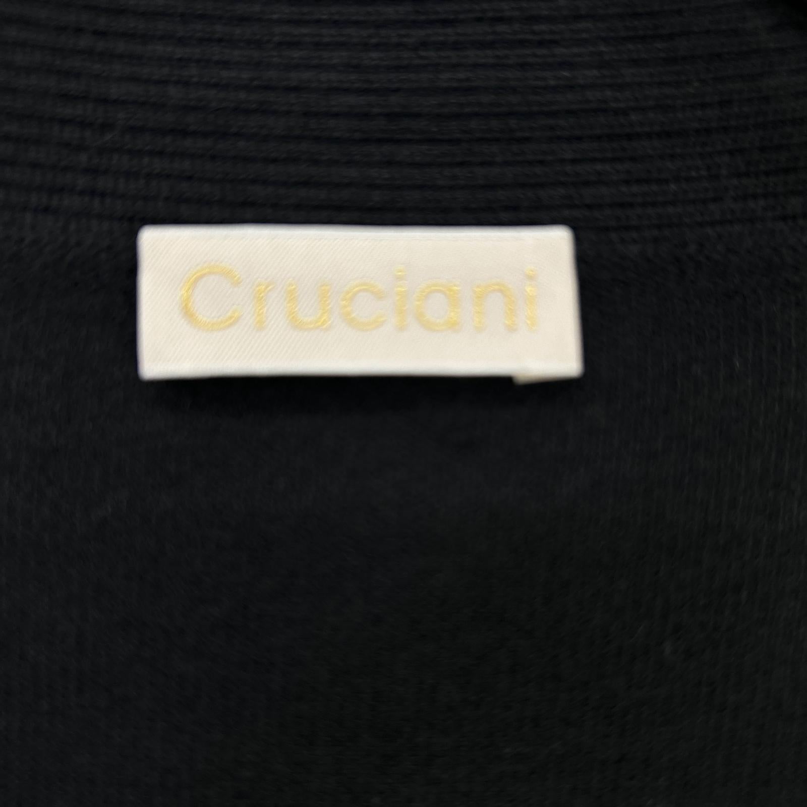 Cruciani クルチアーニ ブラック カシミヤ×シルク カーディガン トップス