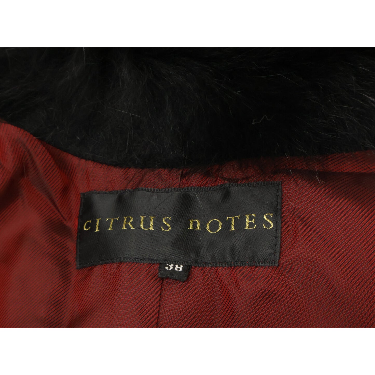 CITRUS NOTES シトラスノーツ フォックスファートリム カシミヤ フード付 ポンチョ ジャケット