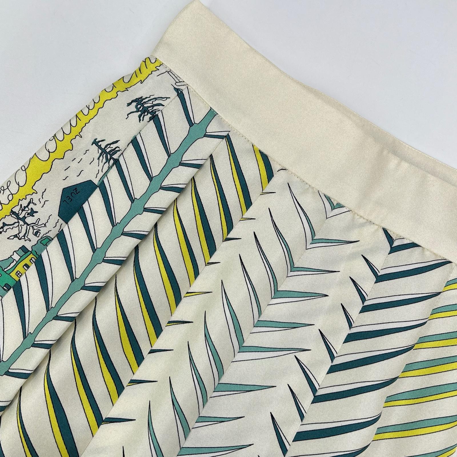 EMILIO PUCCI エミリオプッチ プッチ柄 シルク プリーツスカート スカート