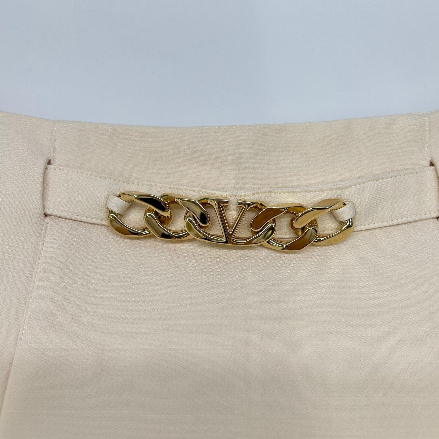VALENTINO ヴァレンティノ 1B3RA8X51CF Vロゴ金具 ベルテッド スカート スカート