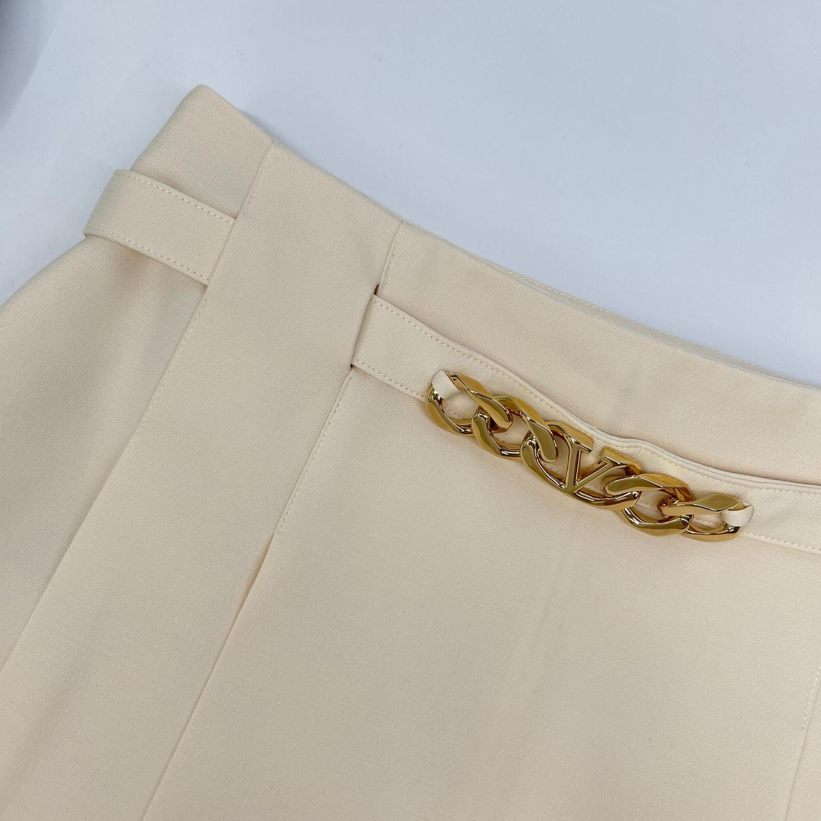 VALENTINO ヴァレンティノ 1B3RA8X51CF Vロゴ金具 ベルテッド スカート スカート