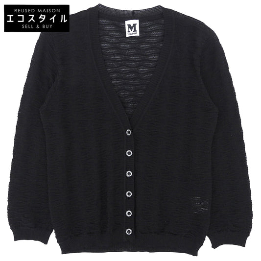 M Missoni エムミッソーニ カーディガン トップス レディース 黒 ブラック 42 トップス