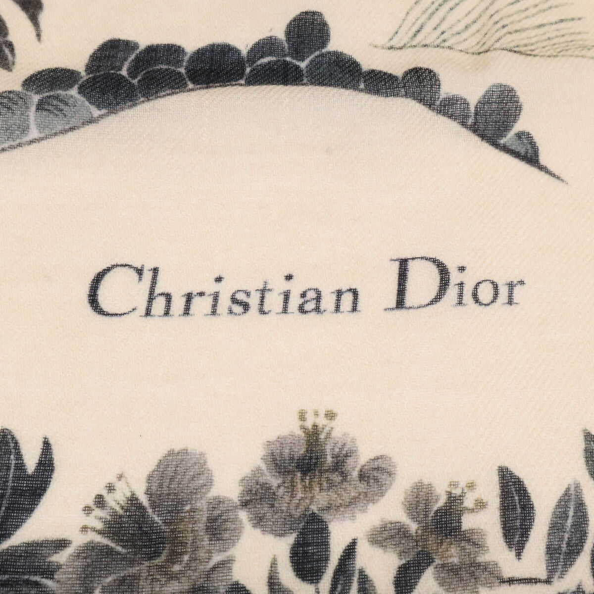 DIOR ディオール 【新品同様】25JAH140S006 JARDIN D'HIVER 140 ジャルダン ディヴェール カシミヤ ストール
