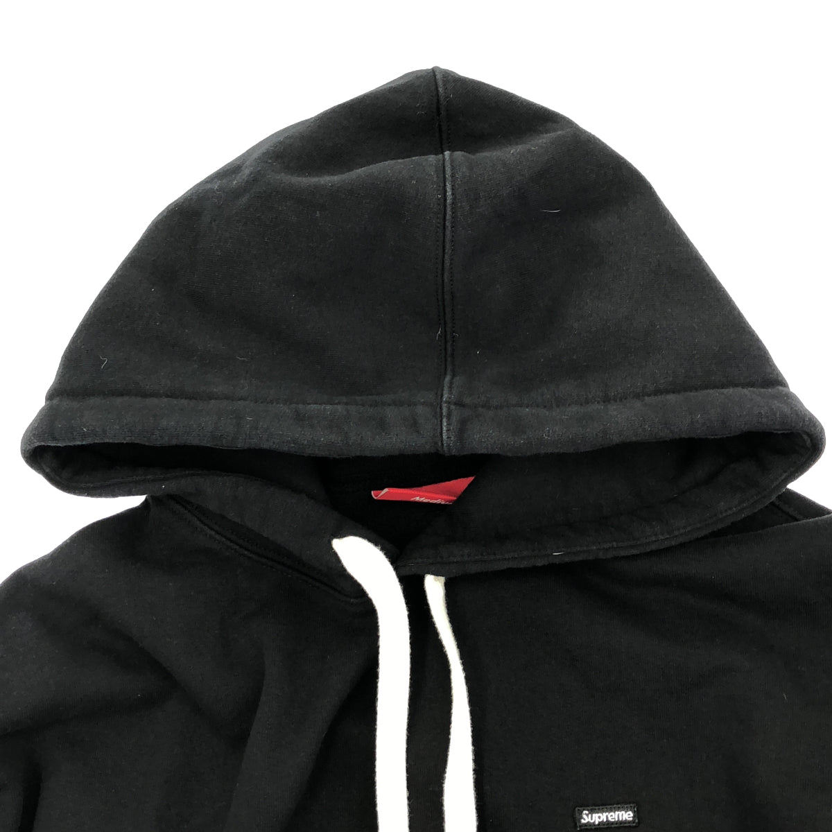 Supreme Small Box Logo black hoodie sweatshirt, top