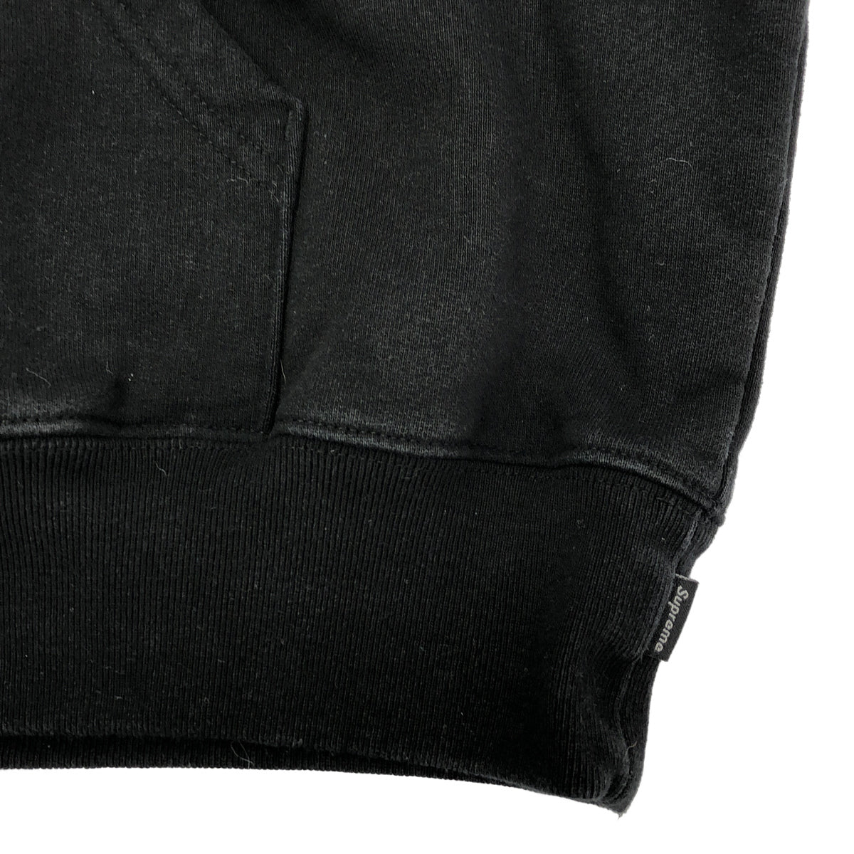 Supreme Small Box Logo black hoodie sweatshirt, top