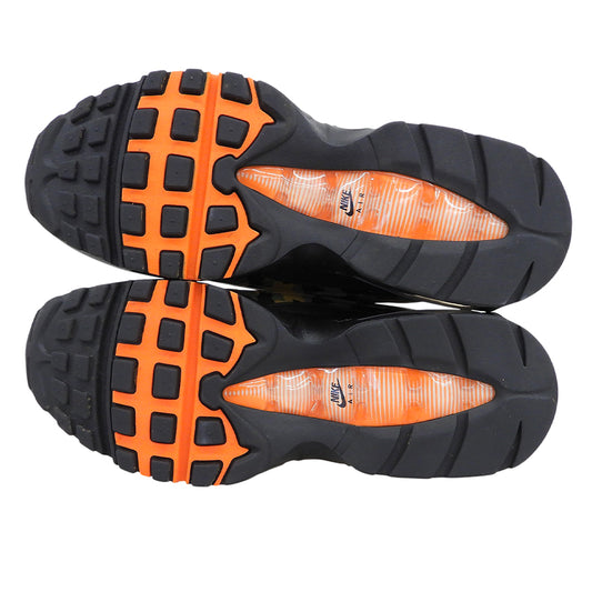 NIKE ナイキ 新品同様 エアマックス95 スニーカー シューズ メンズ ブラック×ゴールデンベージュカモフラージュ 26cm HQ1973-001 シューズ