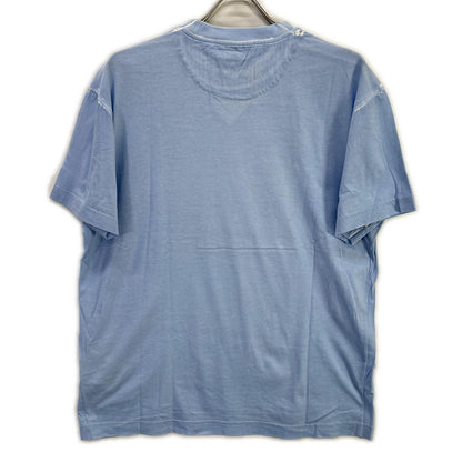 PRADA プラダ UJB489 トライアングルロゴ アメリカンコミックプリント ブルー Tシャツ トップス