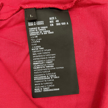 PRADA プラダ トライアングルロゴ レッド ポロシャツ トップス