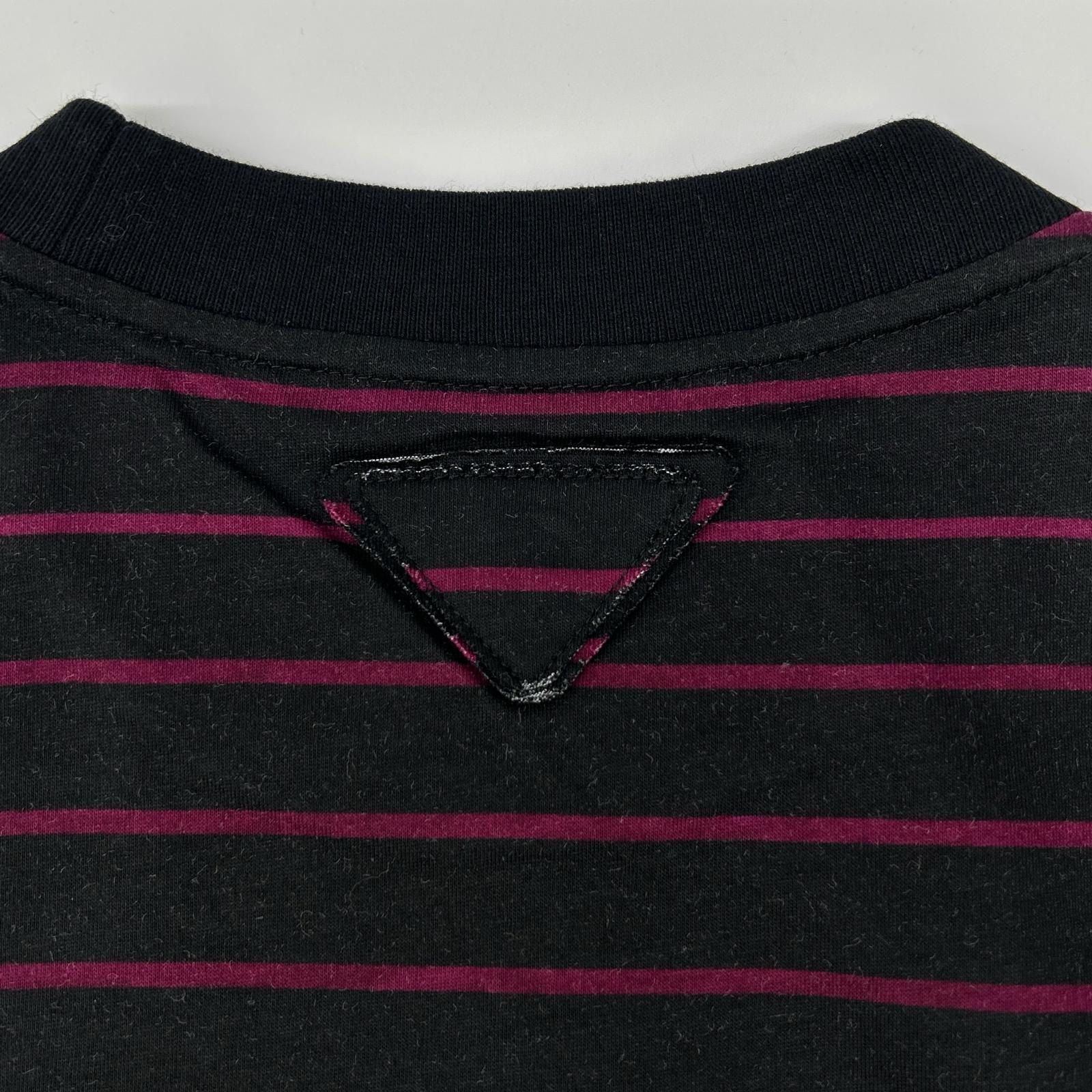 PRADA プラダ UJN330 バニーデジタルプリント トライアングルロゴ クルーネックTシャツ トップス