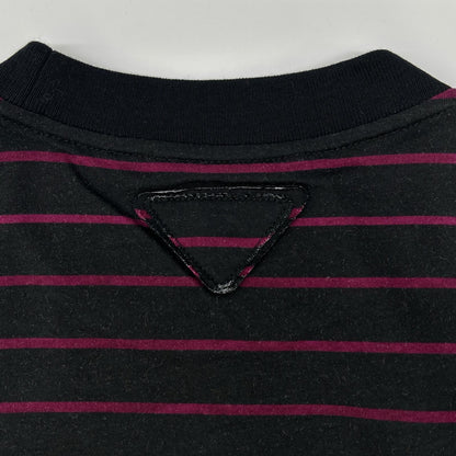 PRADA プラダ UJN330 バニーデジタルプリント トライアングルロゴ クルーネックTシャツ トップス
