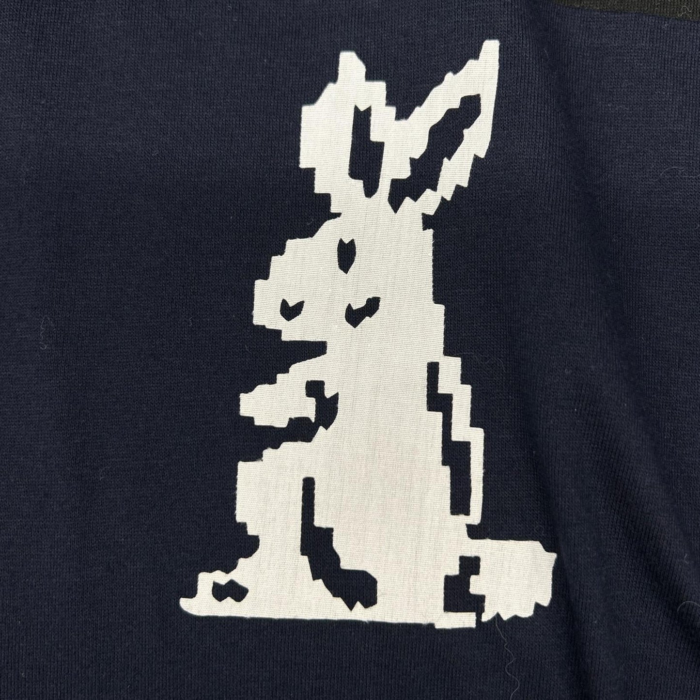 PRADA プラダ UJN330 バニーデジタルプリント トライアングルロゴ クルーネックTシャツ トップス