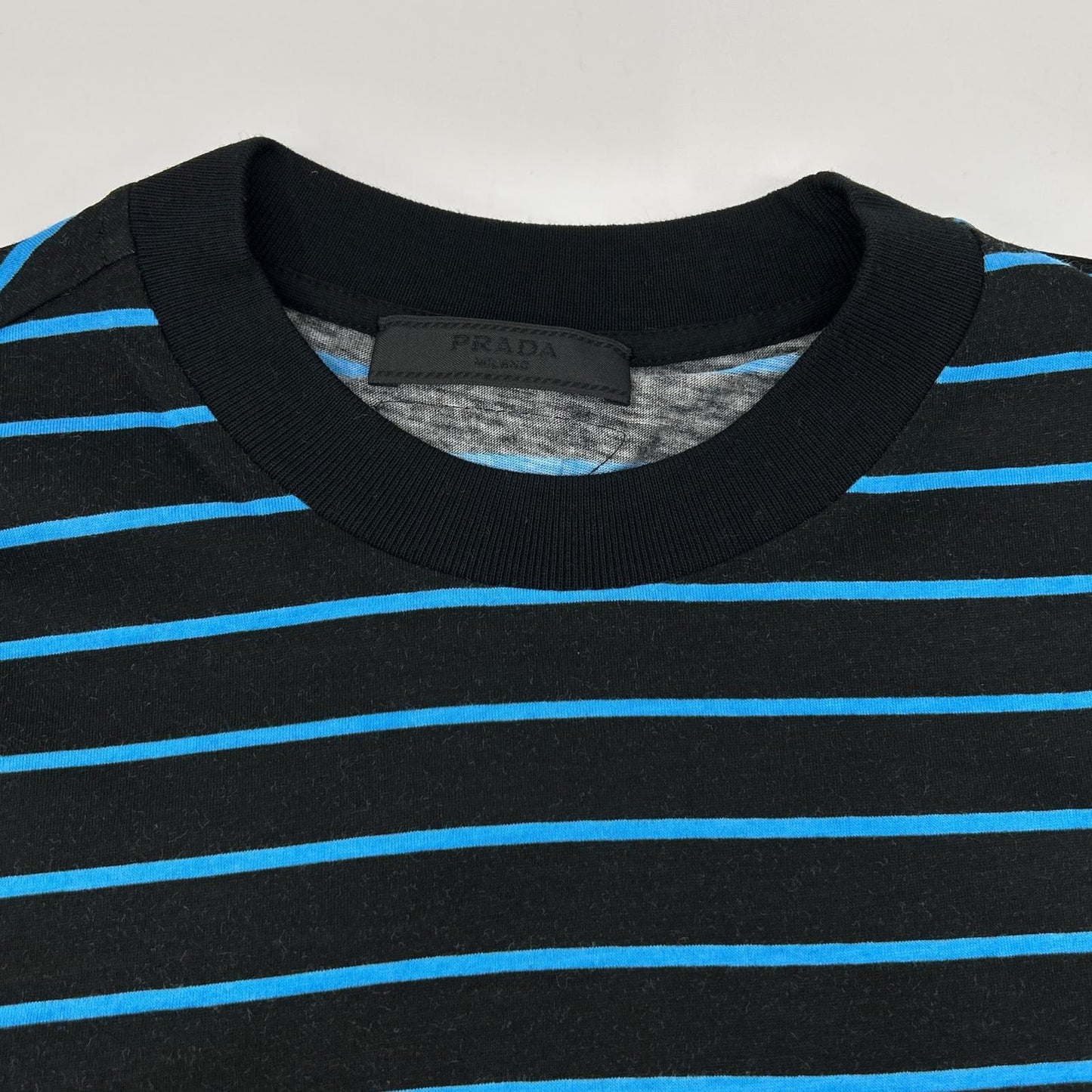 PRADA プラダ UJN330 レーシングデジタルプリント トライアングルロゴ クルーネックTシャツ トップス