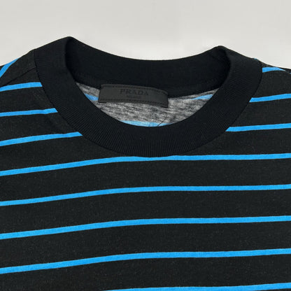 PRADA プラダ UJN330 レーシングデジタルプリント トライアングルロゴ クルーネックTシャツ トップス