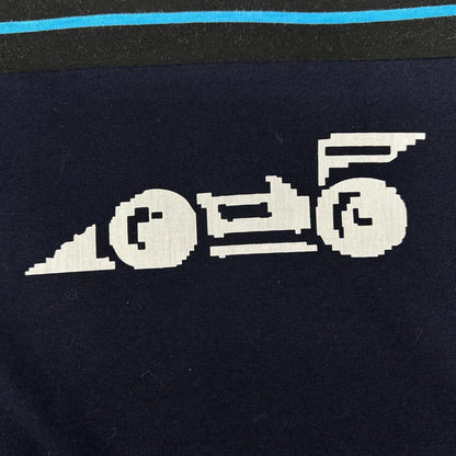 PRADA プラダ UJN330 レーシングデジタルプリント トライアングルロゴ クルーネックTシャツ トップス