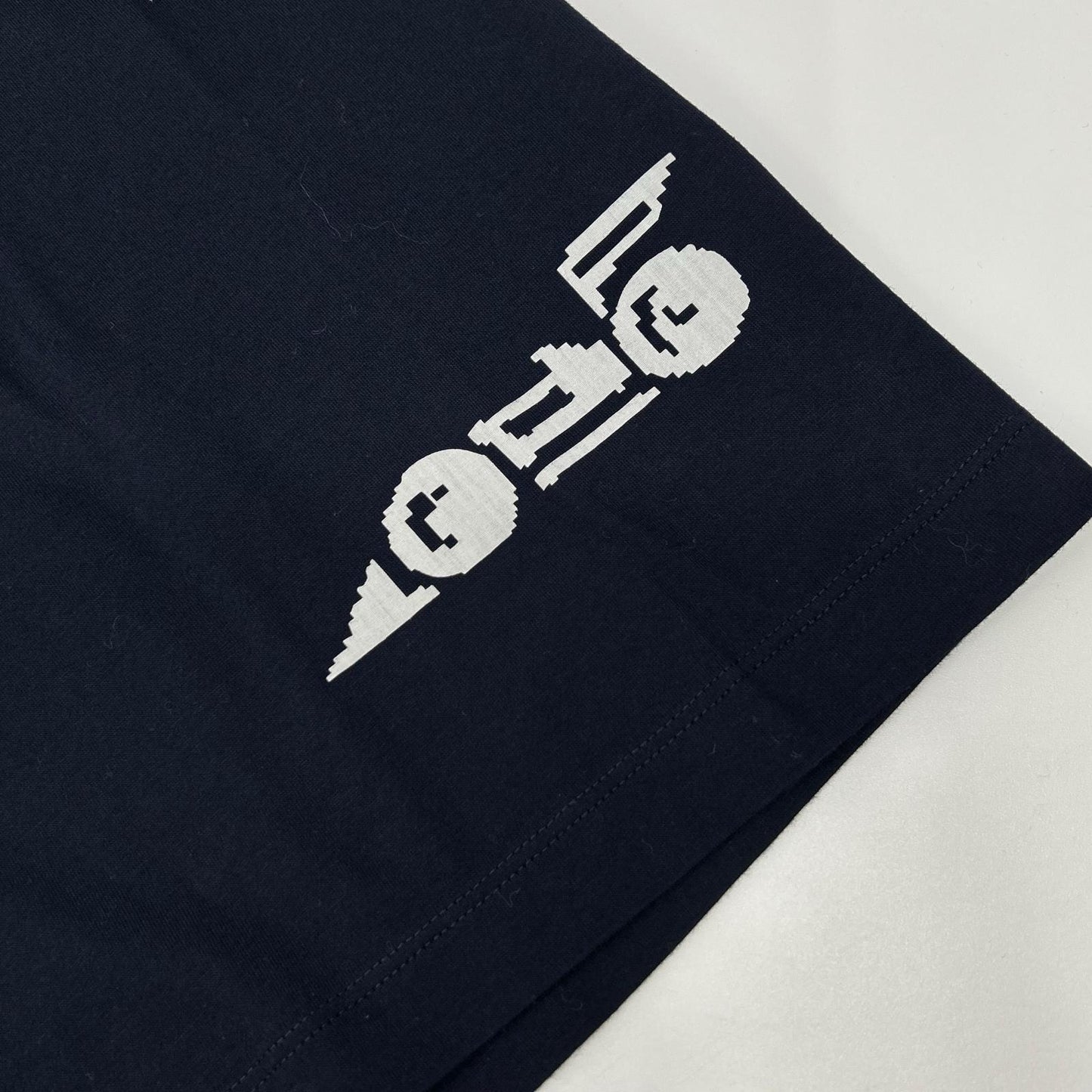 PRADA プラダ UJN330 レーシングデジタルプリント トライアングルロゴ クルーネックTシャツ トップス