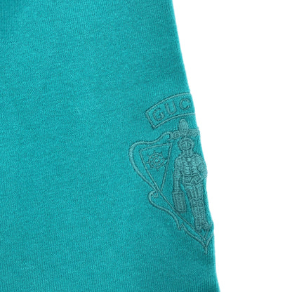 GUCCI グッチ 216268 ブルー クレストロゴ コットンニットカーディガン トップス