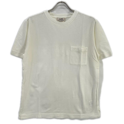 HERMES エルメス sh093 H刺繍 ポケット カノコTシャツ トップス