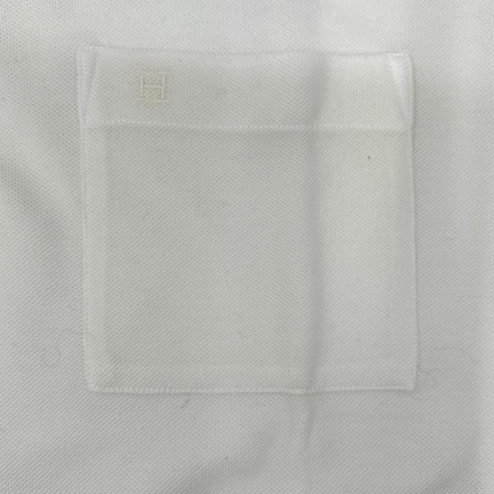 【SALE】 HERMES エルメス sh093 H刺繍 ポケット カノコTシャツ トップス