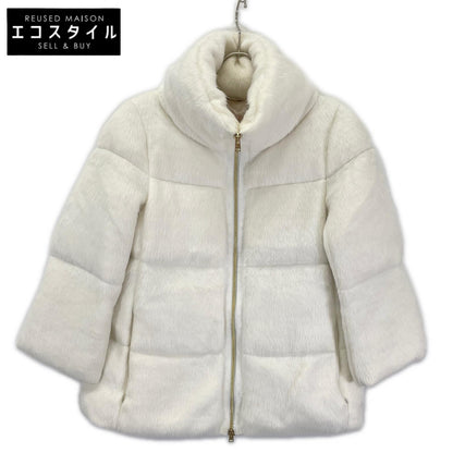 HERNO ヘルノ PI067DR ホワイト Resort エコファー ダウンジャケット ジャケット