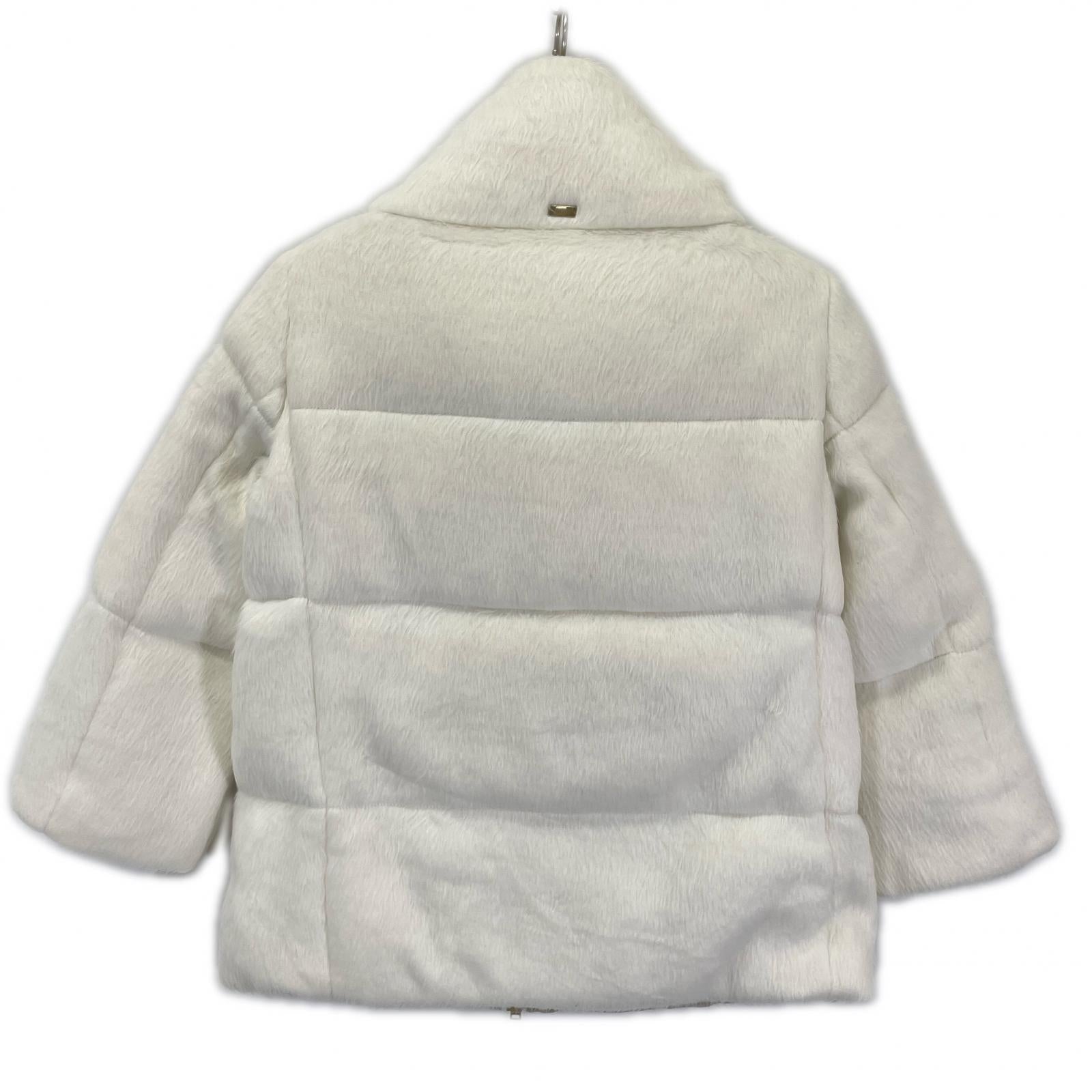 HERNO ヘルノ PI067DR ホワイト Resort エコファー ダウンジャケット ジャケット