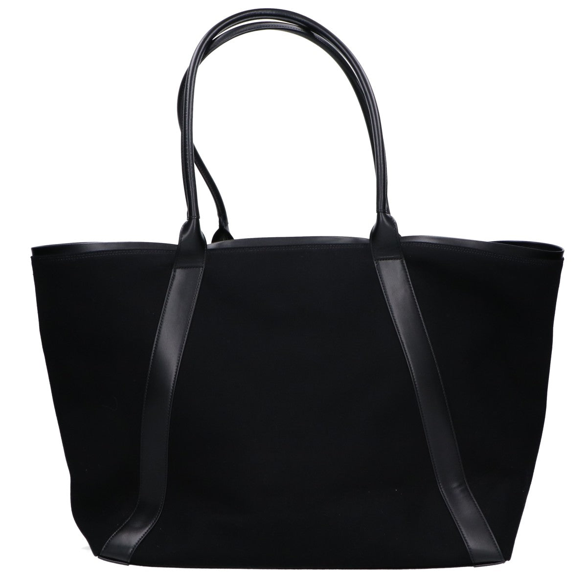 SAINT LAURENT PARIS サンローランパリ 新品同様 780096 24年製 リヴ・ゴーシュ カバ ロゴ刺繍 キャンバス トートバッグ