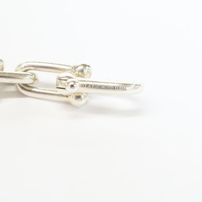 TIFFANY&Co. ティファニー AG925 96.8g ハードウェア グラジュエイテッド リンク ネックレス ネックレス