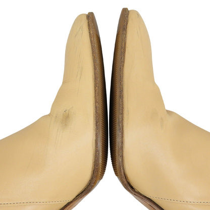 TANINO CRISCI タニノクリスチー シングルストラップベルト ロングブーツ シューズ レディース ベージュ 36 1/2 シューズ