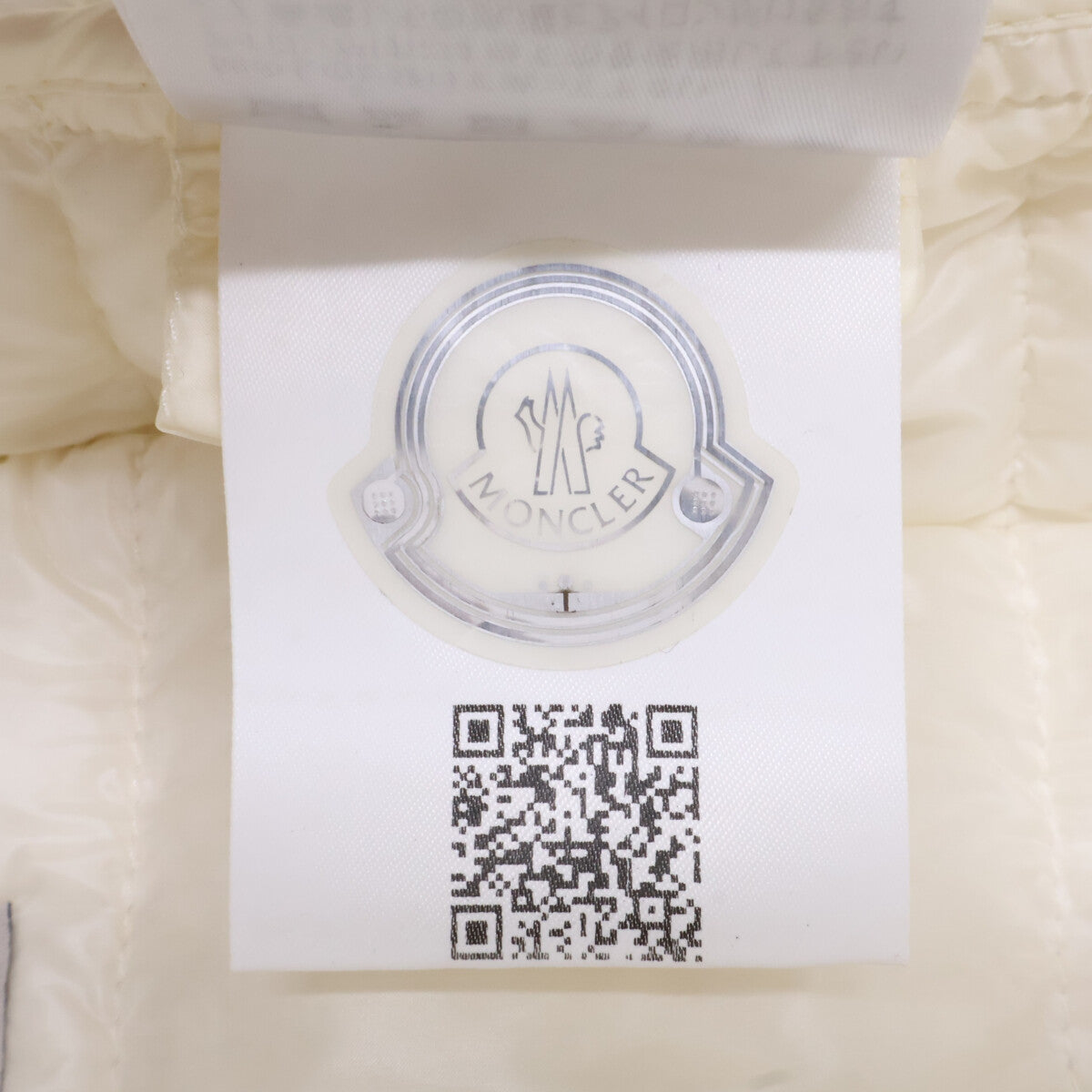MONCLER モンクレール VEULETTES ツイード切替 ノーカラーダウン コート