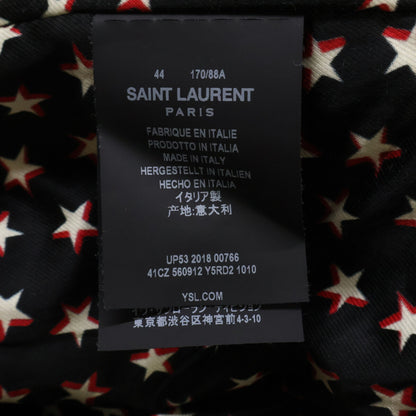 SAINT LAURENT PARIS サンローランパリ 【美品/国内正規】560912 Y5RD2 カーフスキン モーターサイクルジャケット/ダブルライダースジャケット ジャケット