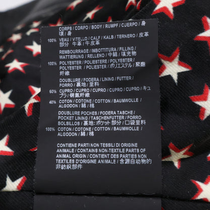 SAINT LAURENT PARIS サンローランパリ 【美品/国内正規】560912 Y5RD2 カーフスキン モーターサイクルジャケット/ダブルライダースジャケット ジャケット