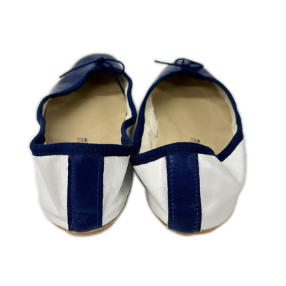 PORSELLI Porselli [Like new] two-tone leather ballet shoes shoes