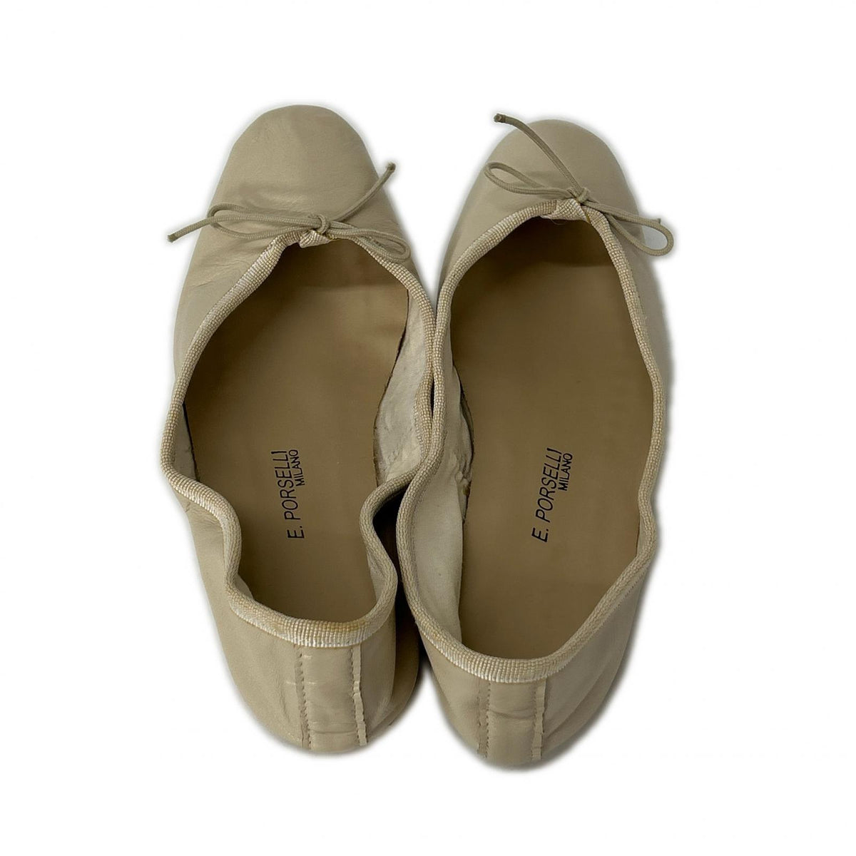 PORSELLI ポルセリ 【新品同様】leather ballet shoes shoes