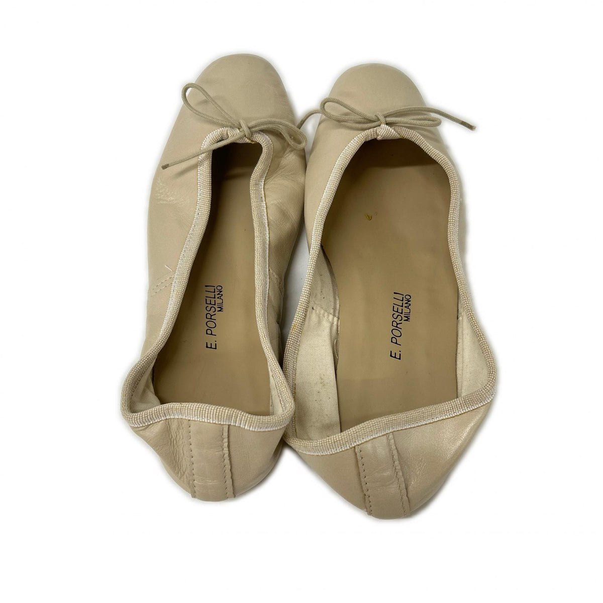 PORSELLI ポルセリ 【新品同様】leather ballet shoes shoes
