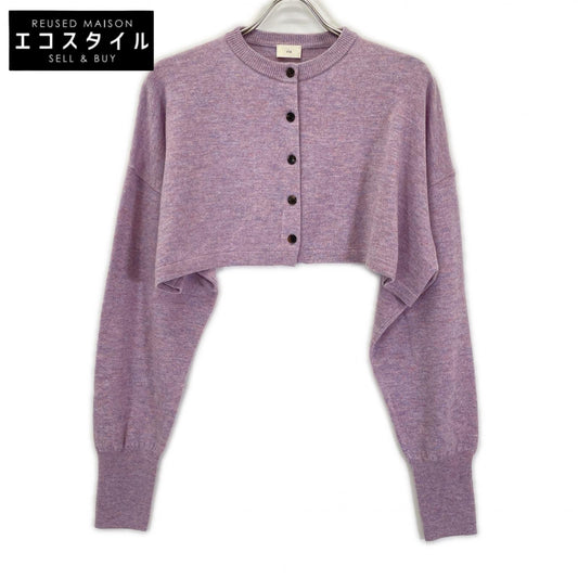 VillD Villed 5957080 Pink Cropped Knit Cardigan Top