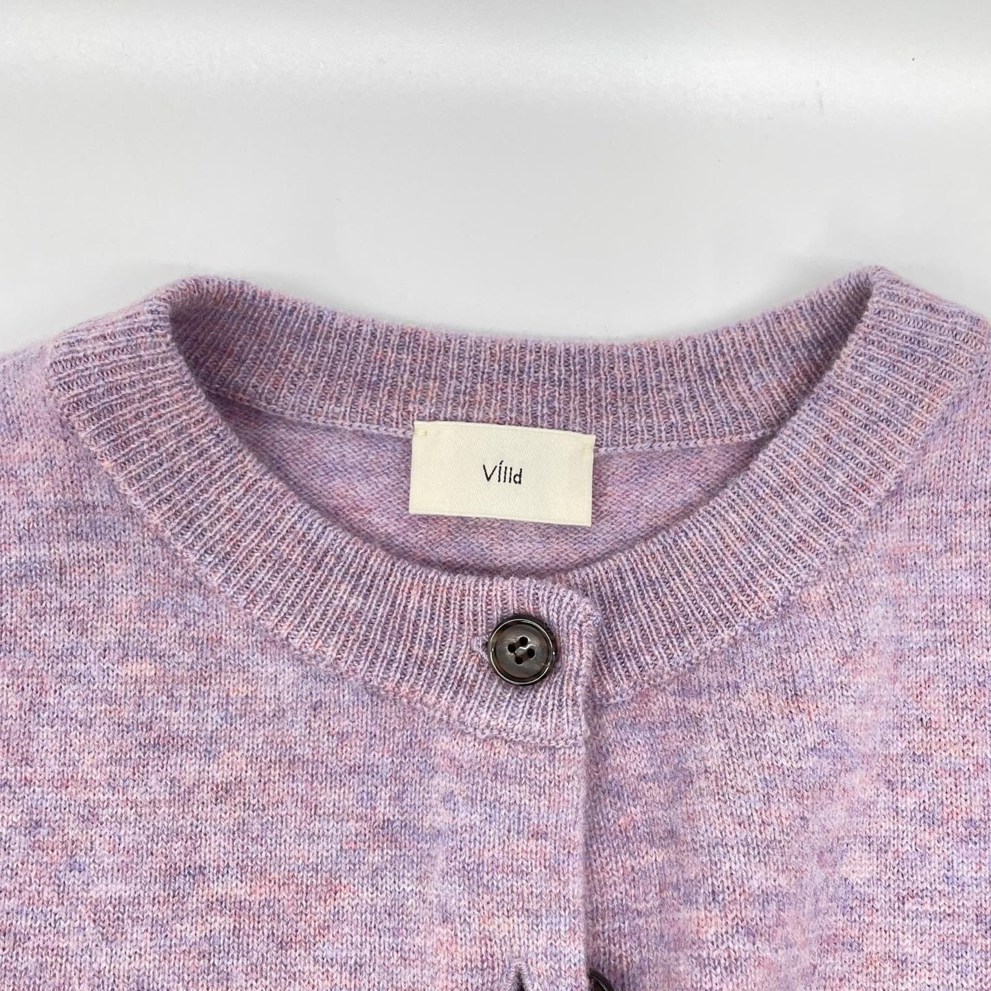 VillD ヴィルド 5957080 ピンク ショート丈ニットカーディガン トップス