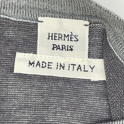 HERMES Hermès 5H2653DJ Calèche Cotton-silk high-gauge ribbed knit Tops