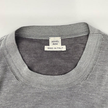 HERMES Hermès 5H2653DJ Calèche Cotton-silk high-gauge ribbed knit Tops