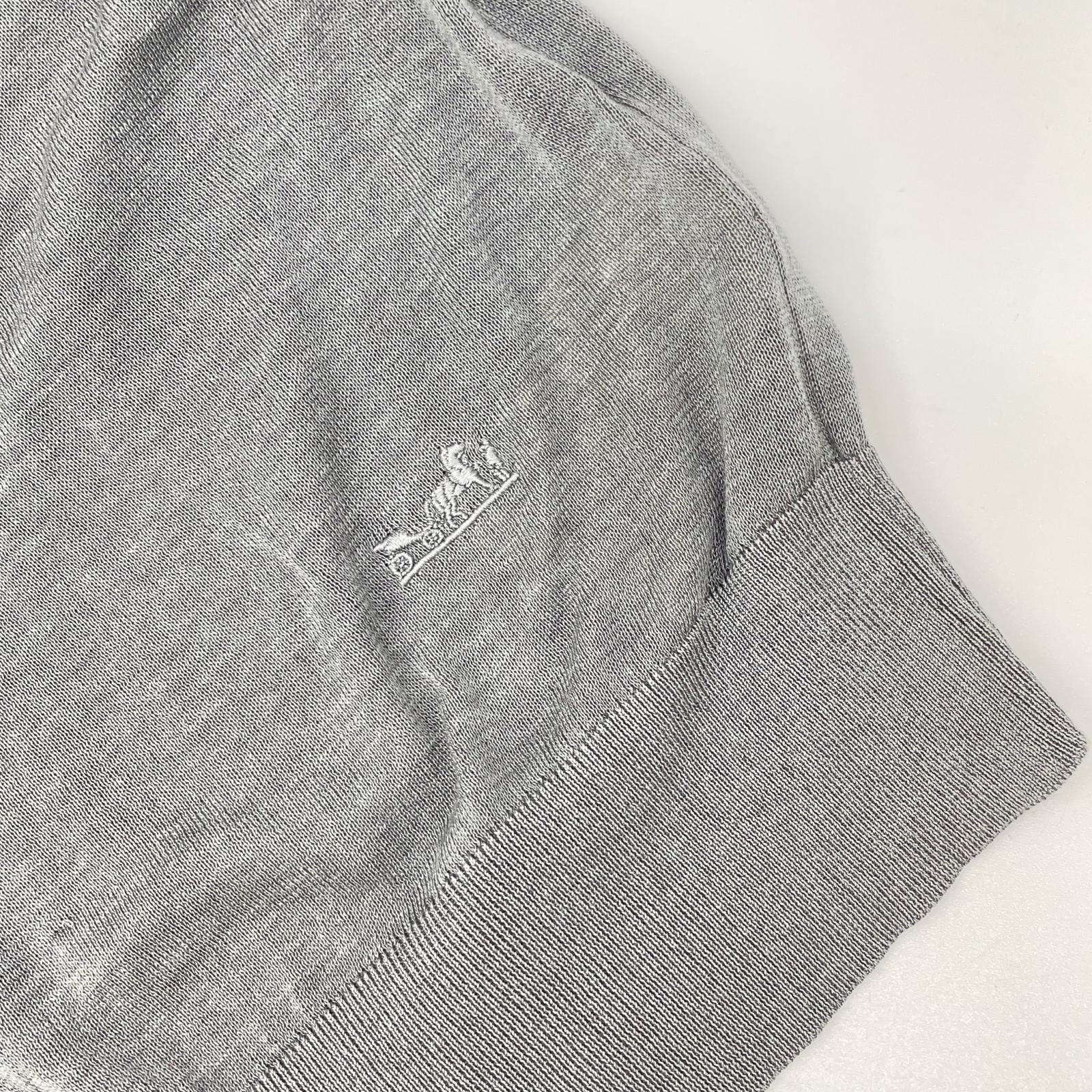 HERMES エルメス 5H2653DJ カレーシュ コットン×シルク ハイゲージリブニット トップス