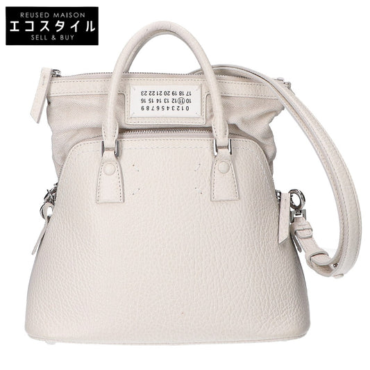 Maison margiela メゾンマルジェラ S56WG0082 5ACミニ グレインレザー 2WAY ハンドバッグ