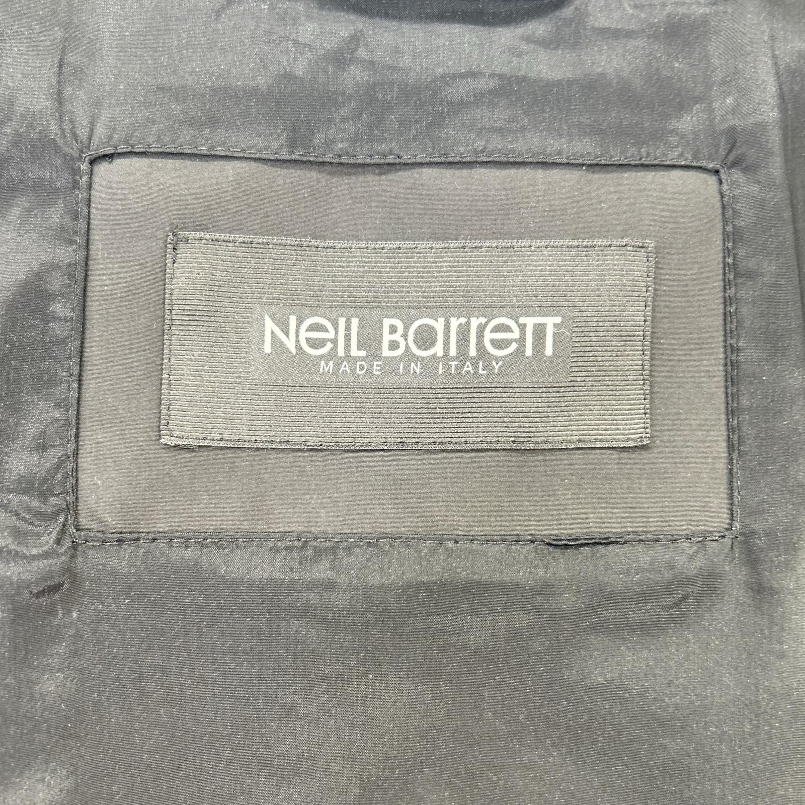 NeilBarrett ニールバレット PBSP409 サンダープリント ポケット ブラック MA-1 ボマージャケット ジャケット