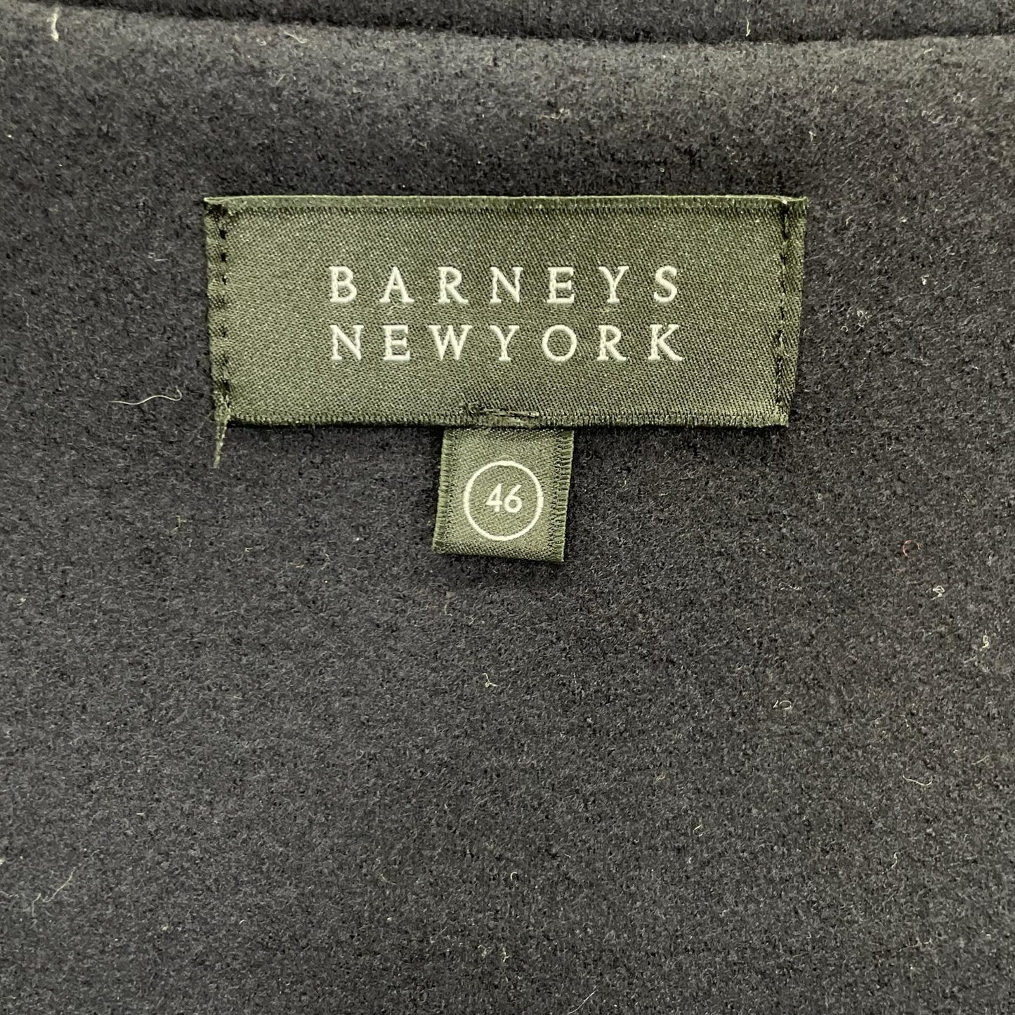 BARNEYSNEWYORK バーニーズニューヨーク 2055513 ネイビー ウール チェスターコート コート
