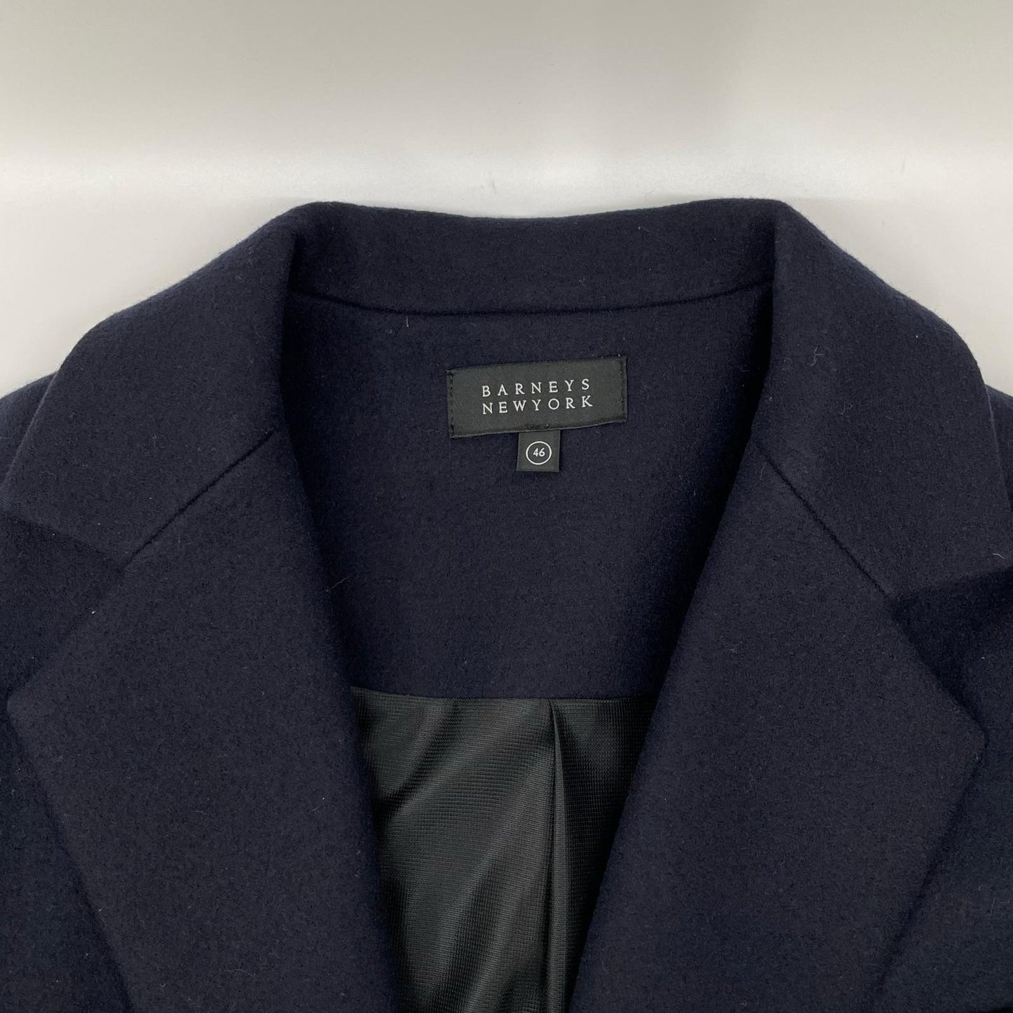 BARNEYSNEWYORK バーニーズニューヨーク 2055513 ネイビー ウール チェスターコート コート