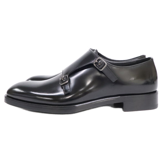 PRADA プラダ 2EB201 ブラッシュドレザー ダブルモンクストラップ シューズ シューズ