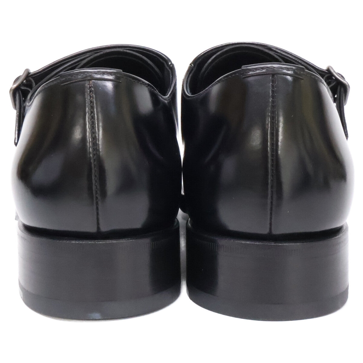 PRADA プラダ 2EB201 ブラッシュドレザー ダブルモンクストラップ シューズ シューズ