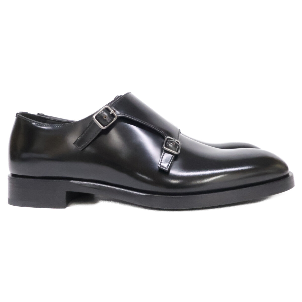 PRADA プラダ 2EB201 ブラッシュドレザー ダブルモンクストラップ シューズ シューズ