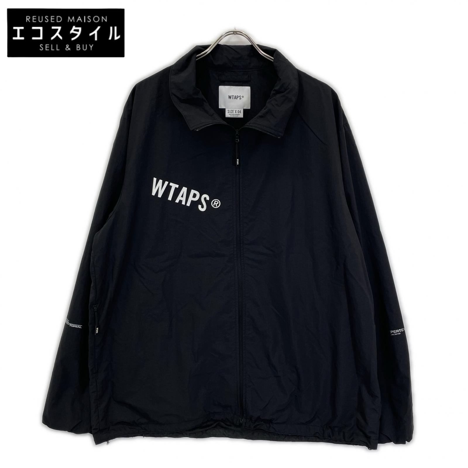 (W)TAPS ダブルタップス 26SS 261CWDT-JKM01 ブラック ナイロン トラックジャケット ジャケット