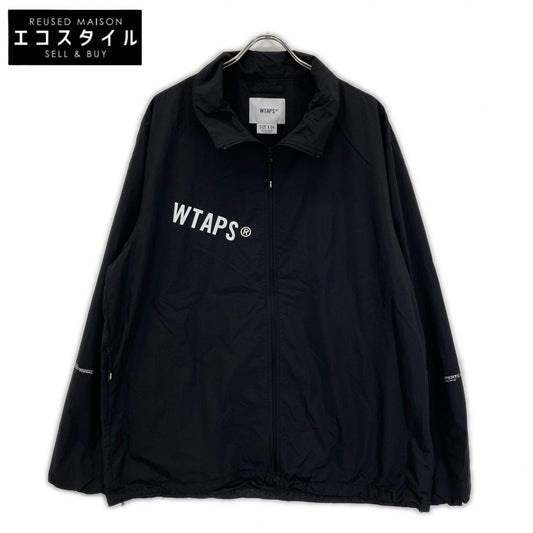 (W)TAPS ダブルタップス 26SS 261CWDT-JKM01 ブラック ナイロン トラックジャケット ジャケット