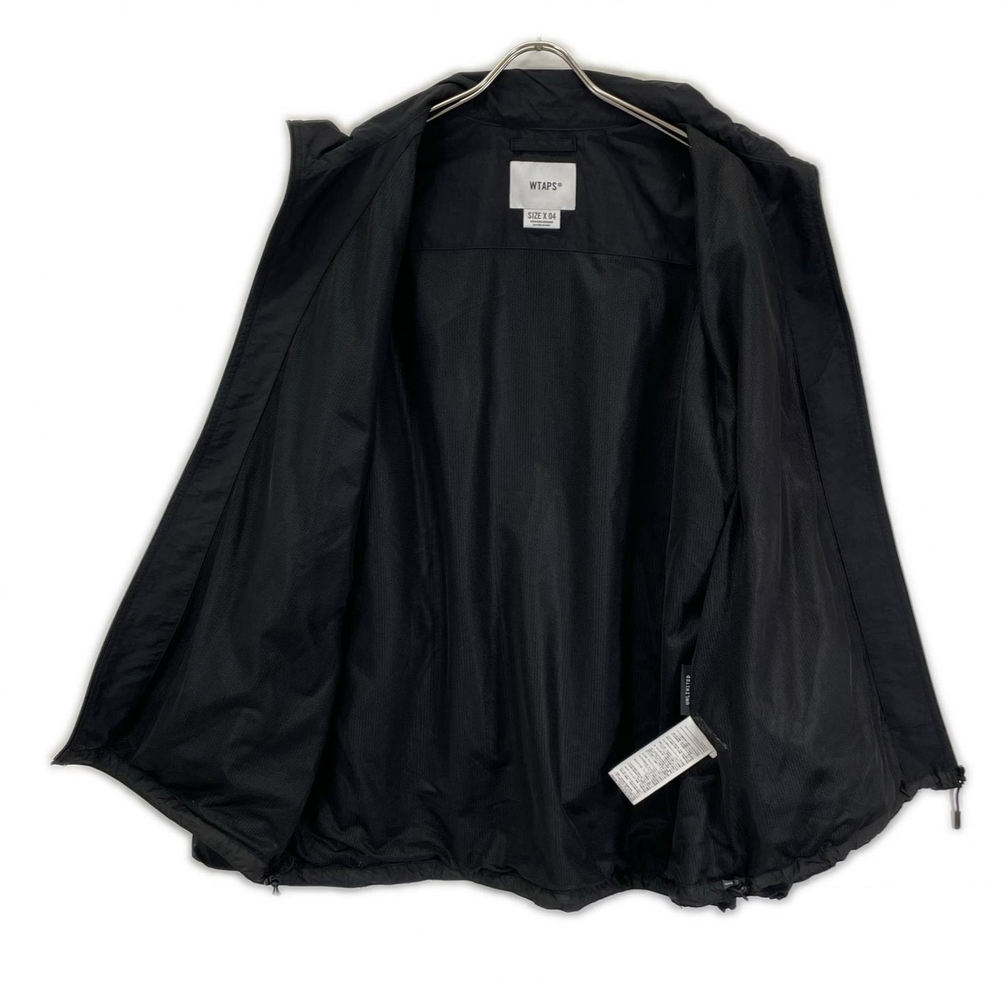 (W)TAPS ダブルタップス 26SS 261CWDT-JKM01 ブラック ナイロン トラックジャケット ジャケット